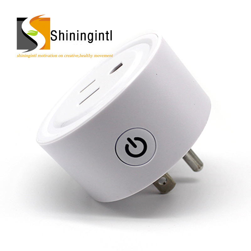 Shiningintl Intelligent Wireless Power Supply Plug 10A US Standard Wifi