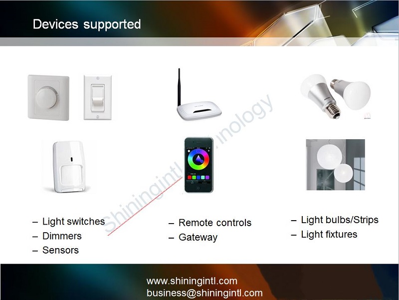 shiningintl bluetooth mesh device