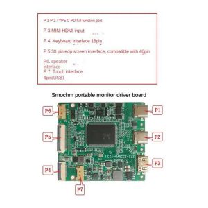 smochm portable screen mother board