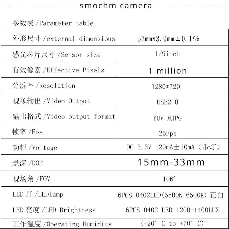 smochm 3.9mm endoscope camera 4