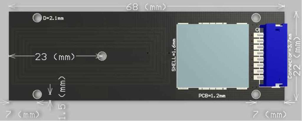 pin definition of smochm nfc card reader module
